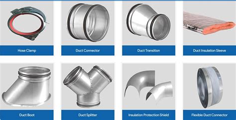 two types of takeoff fittings available for sheet metal duct include